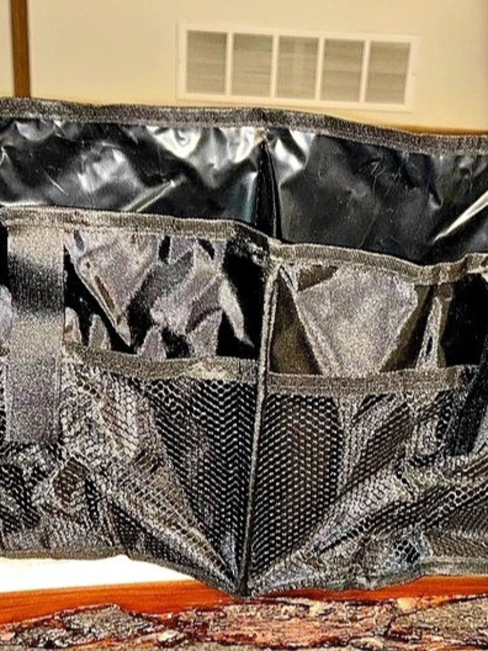 Armor All Multi-Compartment Trunk Organizer Black